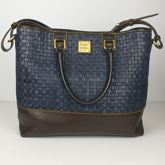 Dooney & Bourke Handbags - RARE Dooney & Bourke Tessuta Woven leather bag